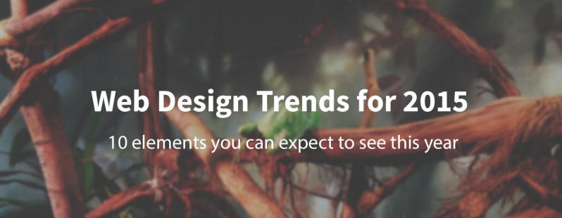 10 Web design trends you can expect to see in 2015