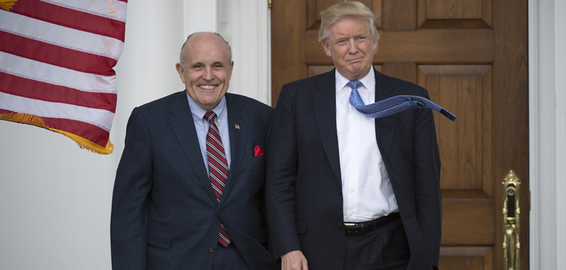 Trump taps Giuliani as cyber security master