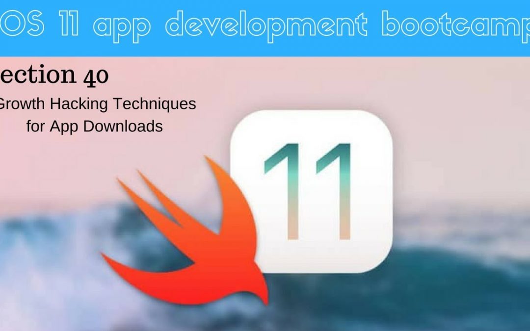 iOS 11 app development bootcamp (285 Cross Promotion)