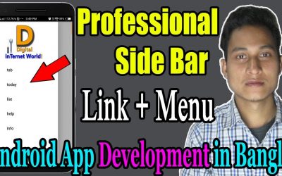 How To Link SideBar Menu To Screen by Thunkable Bangla Application Development Tutorial!