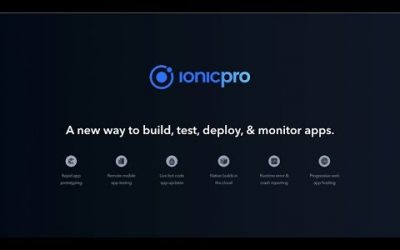 Ionic Pro: Your mobile development toolkit