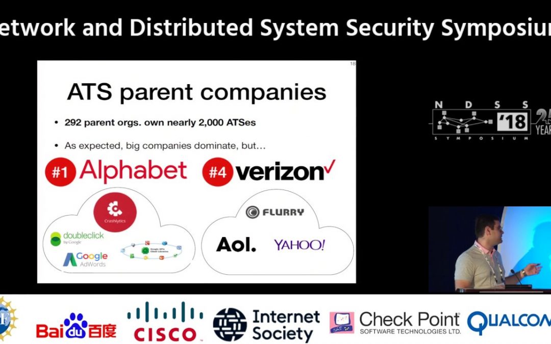 NDSS2018 Apps, Trackers, Privacy, and Regulators: A Global Study of the Mobile Tracking Ecosystem