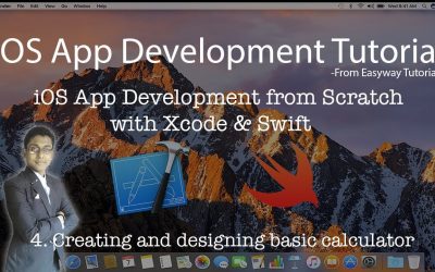 4. iOS App Development with Xcode & Swift – Creating and designing a basic Calculator – Easyway Tuto