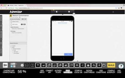 Development of native mobile app in 5 minutes – Watson Conversation chatbot example.