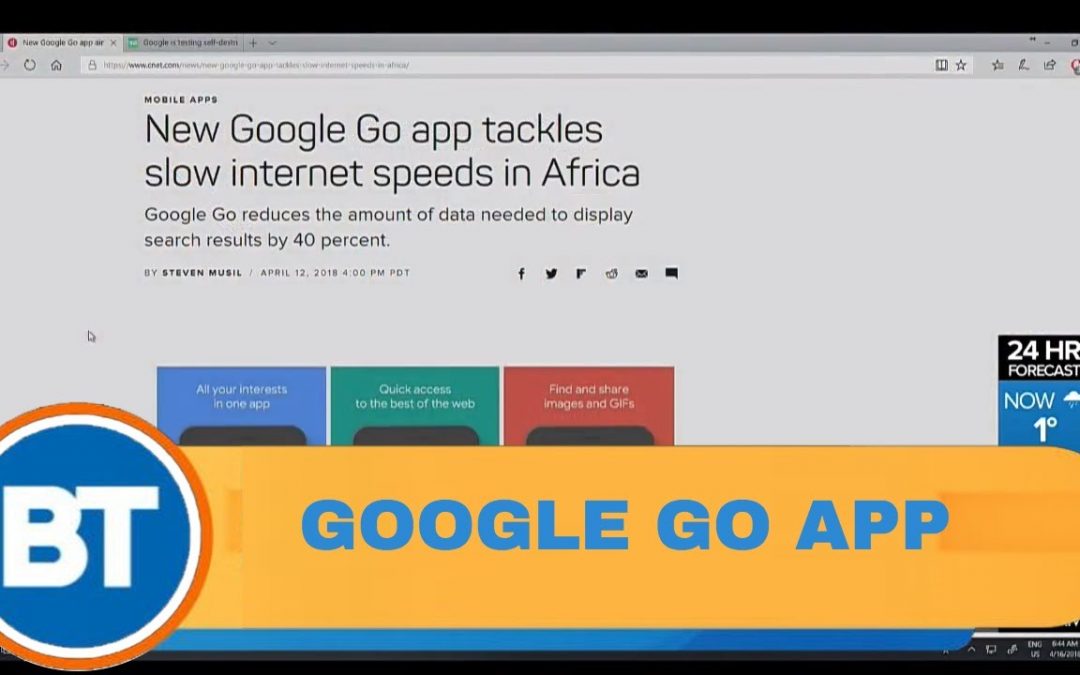 Google Go app tackles slow internet in developing countries