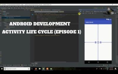 Android Application Development Tutorial – Episode 1 || ACTIVITY LIFE CYCLE || HELLO WORLD ||HINDI||