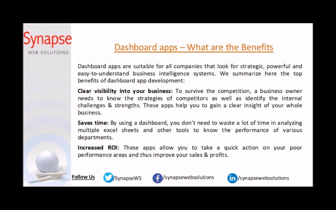 Dashboard application development services: Simplifying complex data