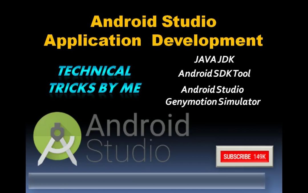 EP #1 Android Studio Java JDK Installation,application development