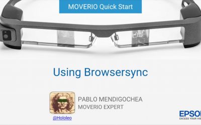 Moverio BT-300 – Quickstart: Using Browsersync for HTML5 App Development
