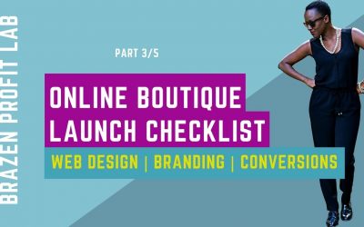 Online Boutique Launch Checklist P/3 | web development | apps | conversion optimisation