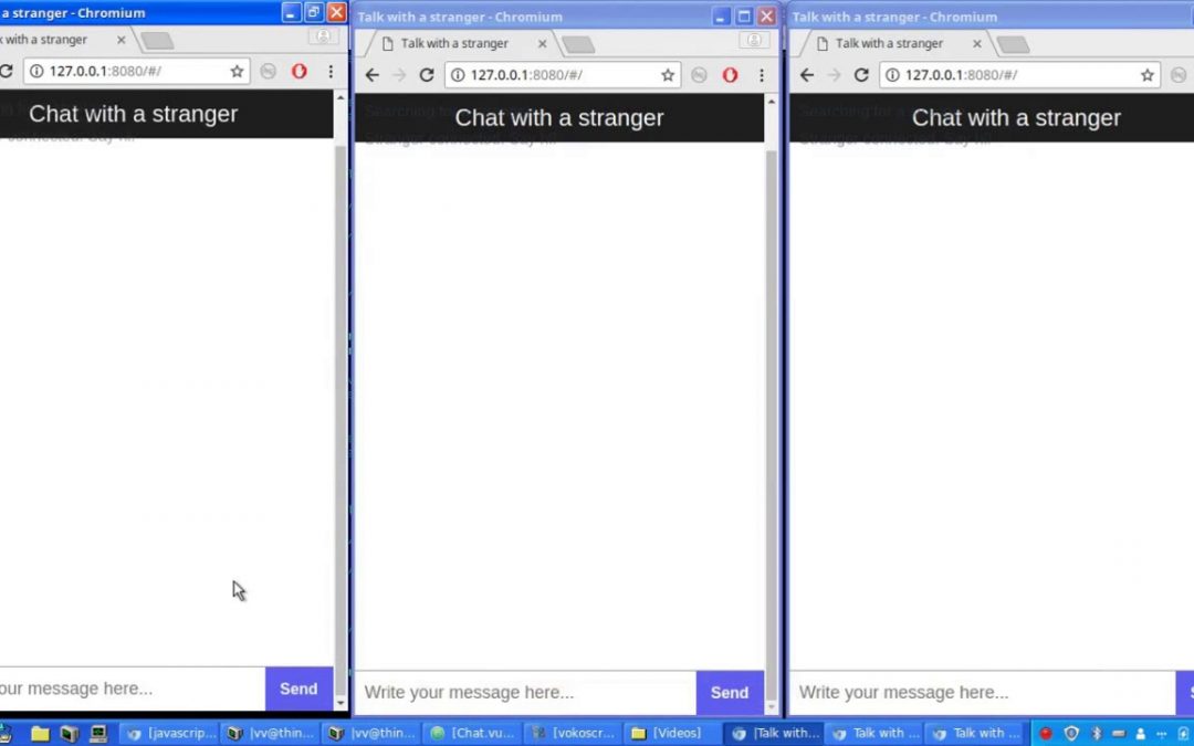 Developing “Chat with strangers” mobile app in 2 hours (Speed up)