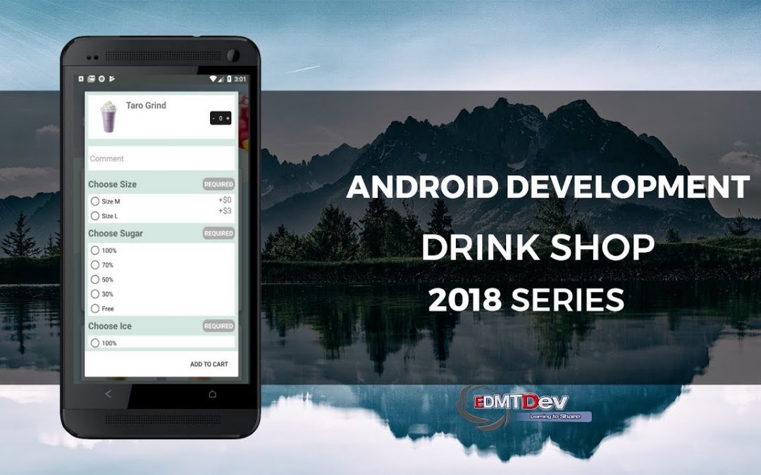 Android Development Tutorial – Drink Shop App part 7 Add To Cart Dialog