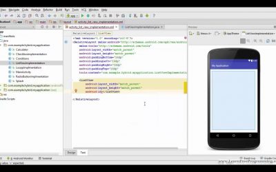 34. listview in android studio in Hindi/Urdu- Android App Development