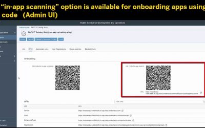 What’s New in SAP Cloud Platform Mobile Service for Development and Operations 1805