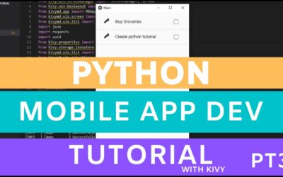 Python app development tutorial pt3 – mobile app with kivy