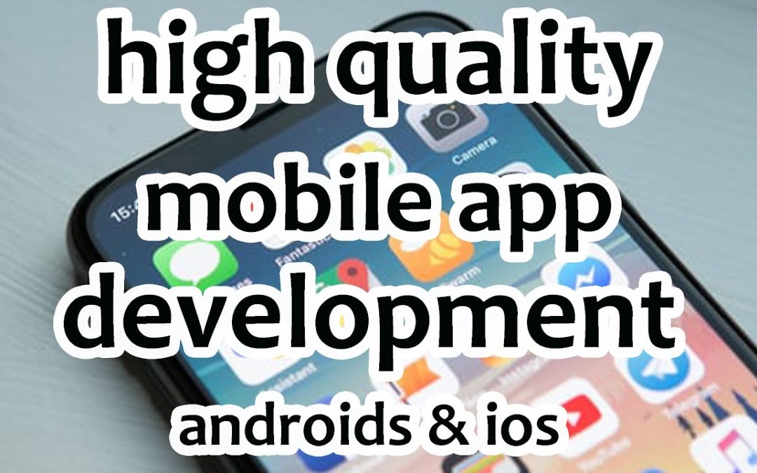 I will do high quality mobile app development for androids and ios👉👉 link in description