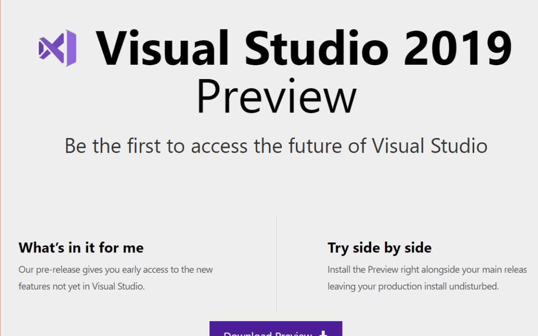 Creating First ASP.NET Core 3.0 App with Visual Studio 2019 Preview