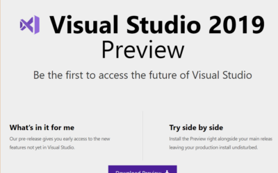 Creating First ASP.NET Core 3.0 App with Visual Studio 2019 Preview