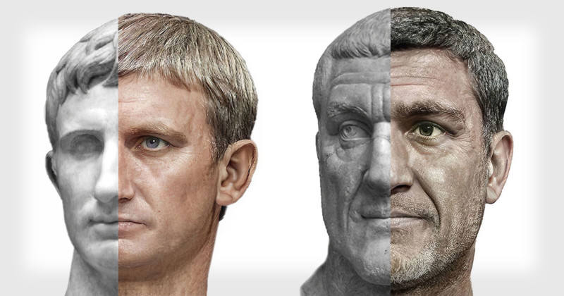 What Did the Roman Emperors Look Like?: See Photorealistic Portraits Created with Machine Learning
