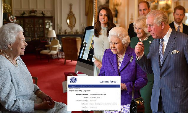 The Queen is hiring £60,000-a-year cyber security expert | Daily Mail Online