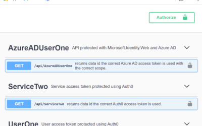 Securing OAuth Bearer tokens from multiple Identity Providers in an ASP.NET Core API